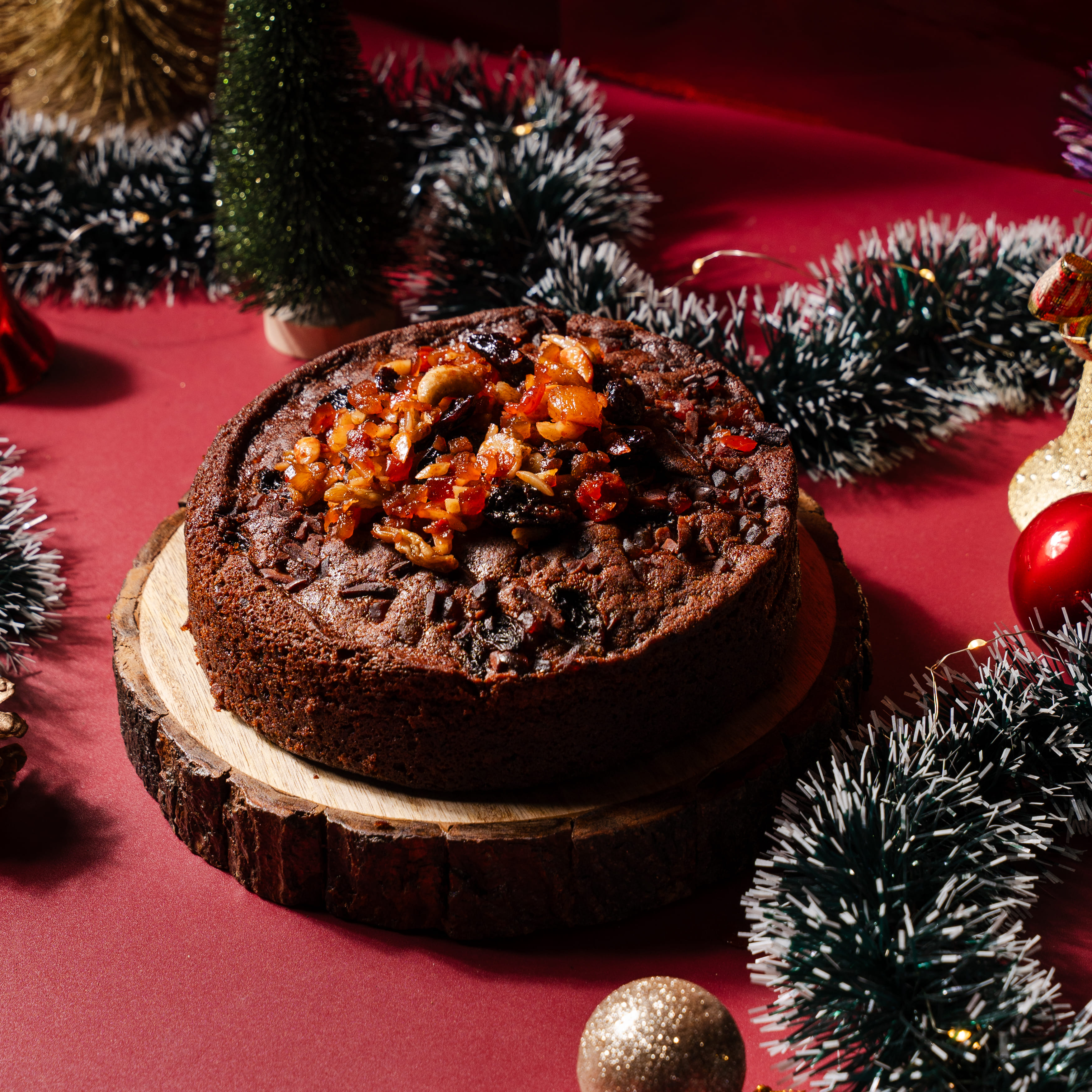 Premium Rich Plum Cake (With Rum & Wine)