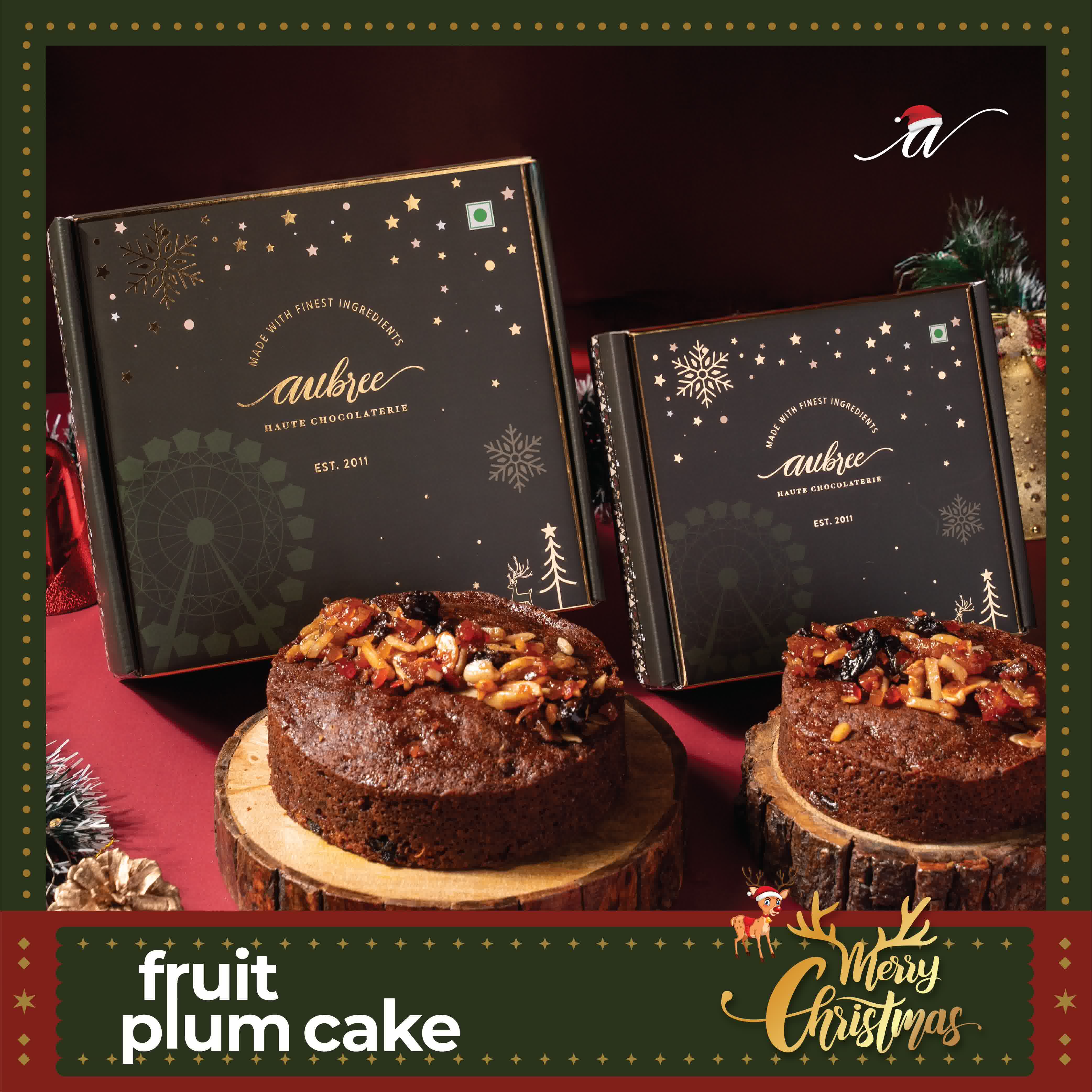 Premium Fruit Plum Cake (Without Rum & Wine)
